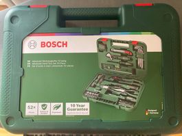 Bosch Werkzeugkoffer 52-teilig, neuwertig & komplett!