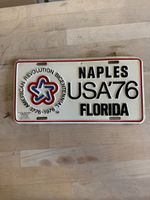 USA Nummernschild Bicentennial 1776-1976 Naples Florida
