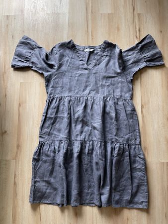 Robe d'été IN Linea  Berlin en lin, 42, gris foncé