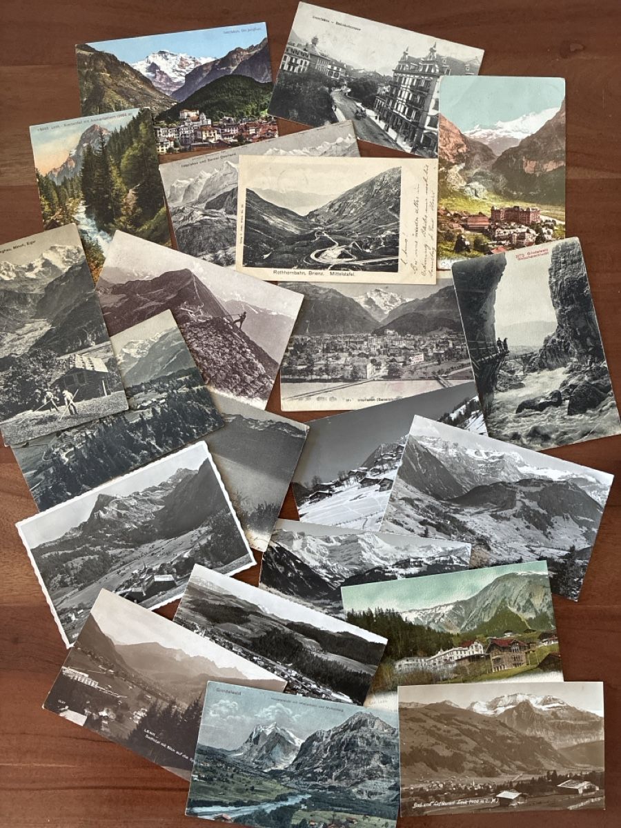 Cartes postales: 55 Ansichtskarten Schweiz diverse vom Kanton Bern – D'occasion à Oftringen par Cla.vD.74 2