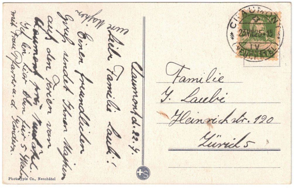 Cartoline postali: Chaumont - Standseilbahn – Usato da Binningen venduto da Mountainrider 1