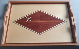 Serviertablett, Holz, gewachst