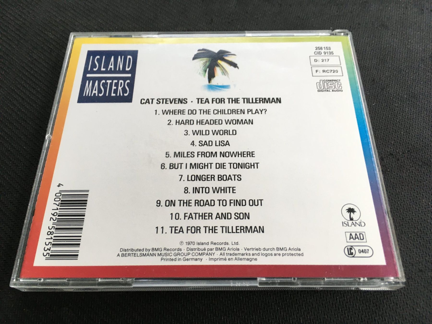 CD: Tea for the Tillerman - Cat Stevens -CD- – Usato da St.Gallen venduto da MedienJoe 2