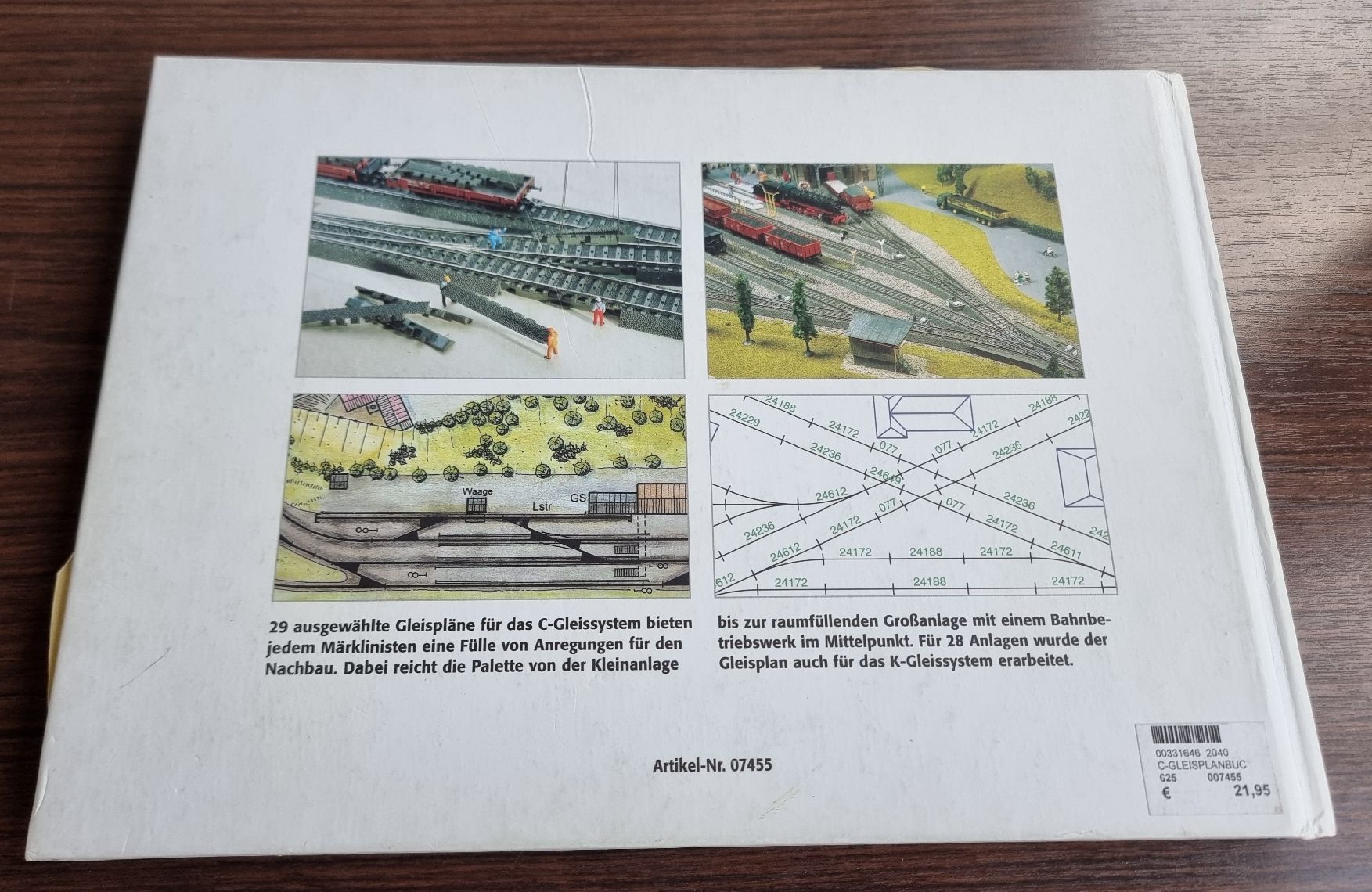 Märklin Modellini di ferrovie: Märklin Gleisplanbuch C-Gleis – Usato da Au ZH venduto da Krokodil08 1