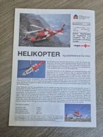 Modellbaubogen Helikopter Agusta Westland Da Vinci Rega
