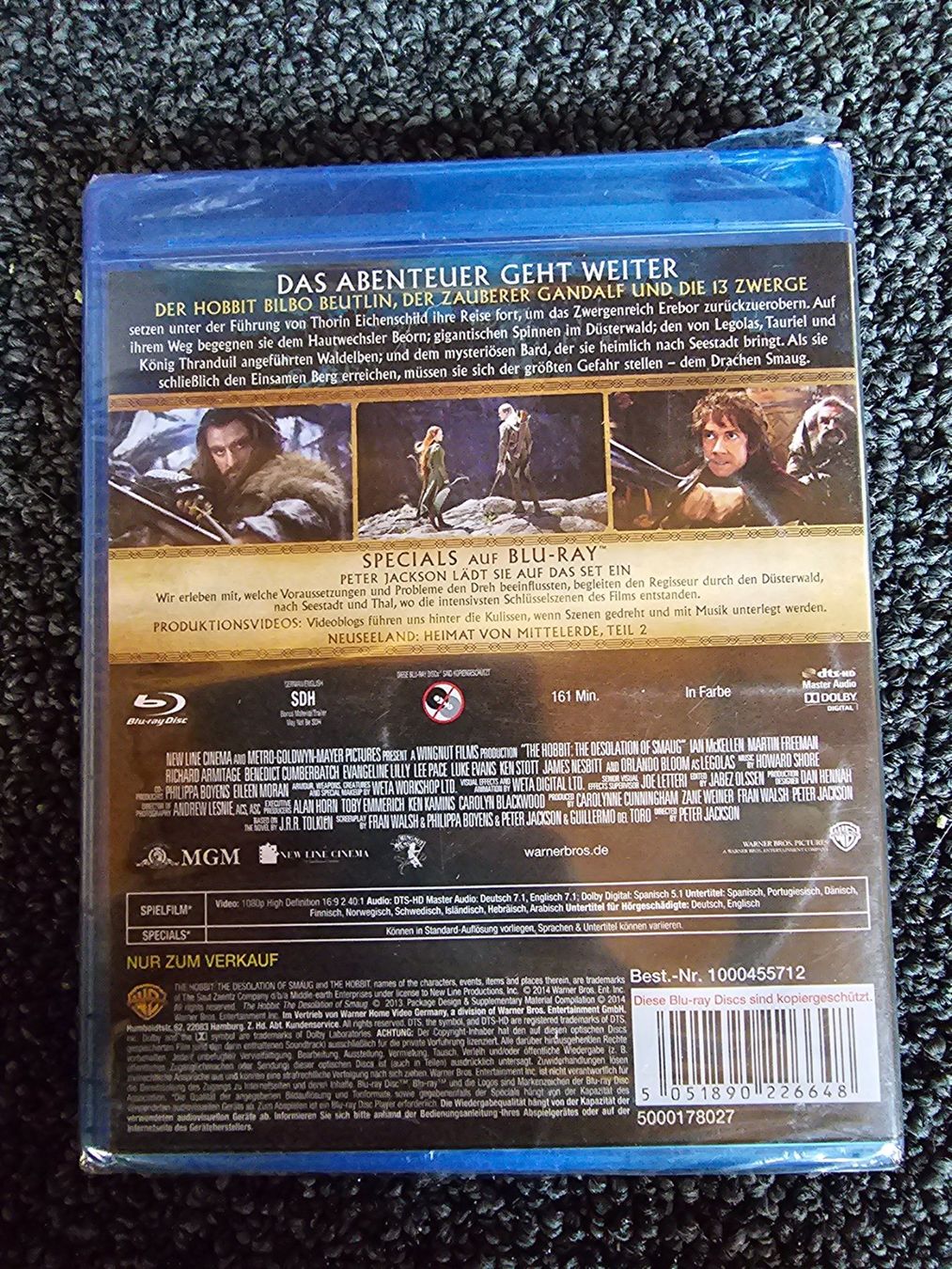 Tutti i DVDs: DER HOBBIT SMAUGS EINÖDE – Usato da Ruswil venduto da jan_bxl5 1