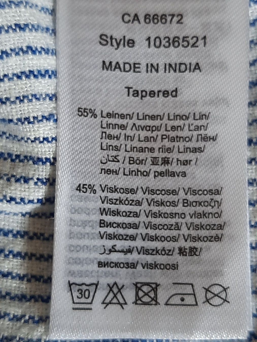 Tom Tailor Pantaloni: Tom Tailor Leinenhose Gr. S – Usato da Muotathal venduto da robin40 4