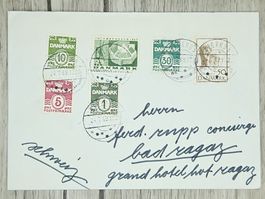 CL14 Enveloppe + Timbre Danemark 1969