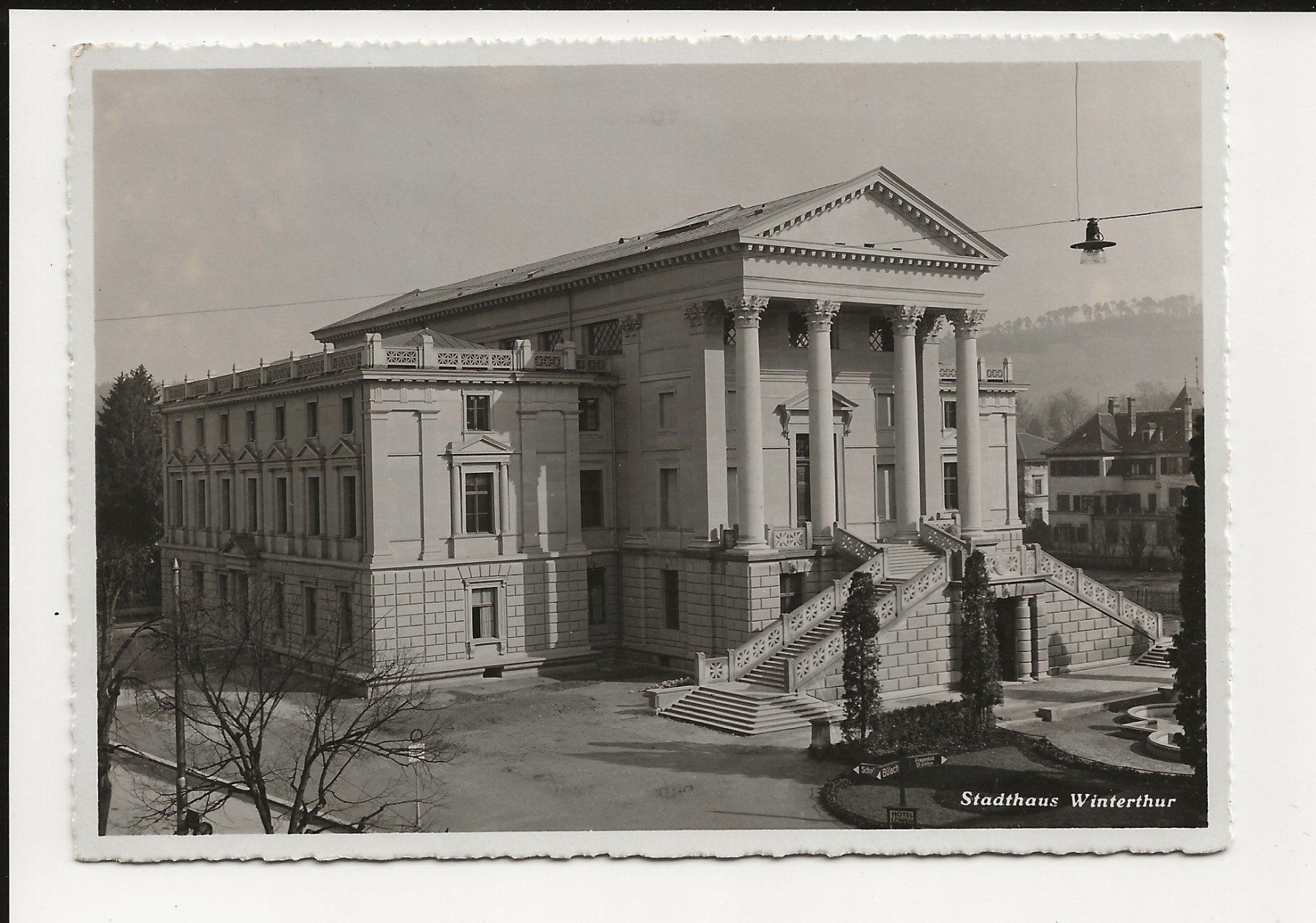 Cartoline postali: AK 1937 Stadthaus Winterthur – Usato da Greifensee venduto da 315WDO