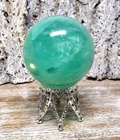 Tolle grüne Fluoritkugel B 58mm 327g