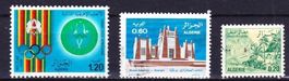 3 timbres ALGERIE - 1977 - Obl.