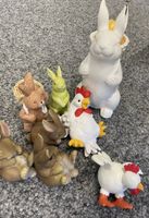Hasen, Hühner - Deko Figuren Set Ostern Frühling TOP!
