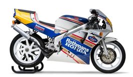 HONDA - NSR 250R SP 1995 - WHITE BLACK YELLOW 1/12 LCD NEU