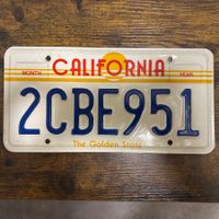 🇺🇸 U.S. Autoschild - California 2CBE951 - ORIGINAL