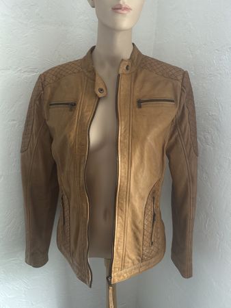 Lederjacke cognac Tom Tailor S