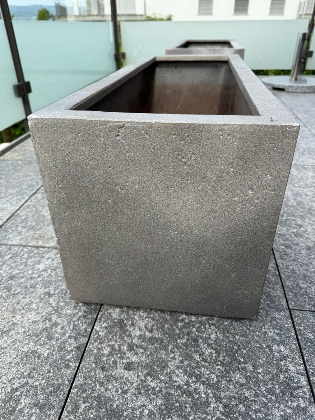 Vasi per fiori: Jaco-Pflanzentopf  rechteckig, moderner Stil – Usato da Männedorf venduto da Schnaeppchen05 1