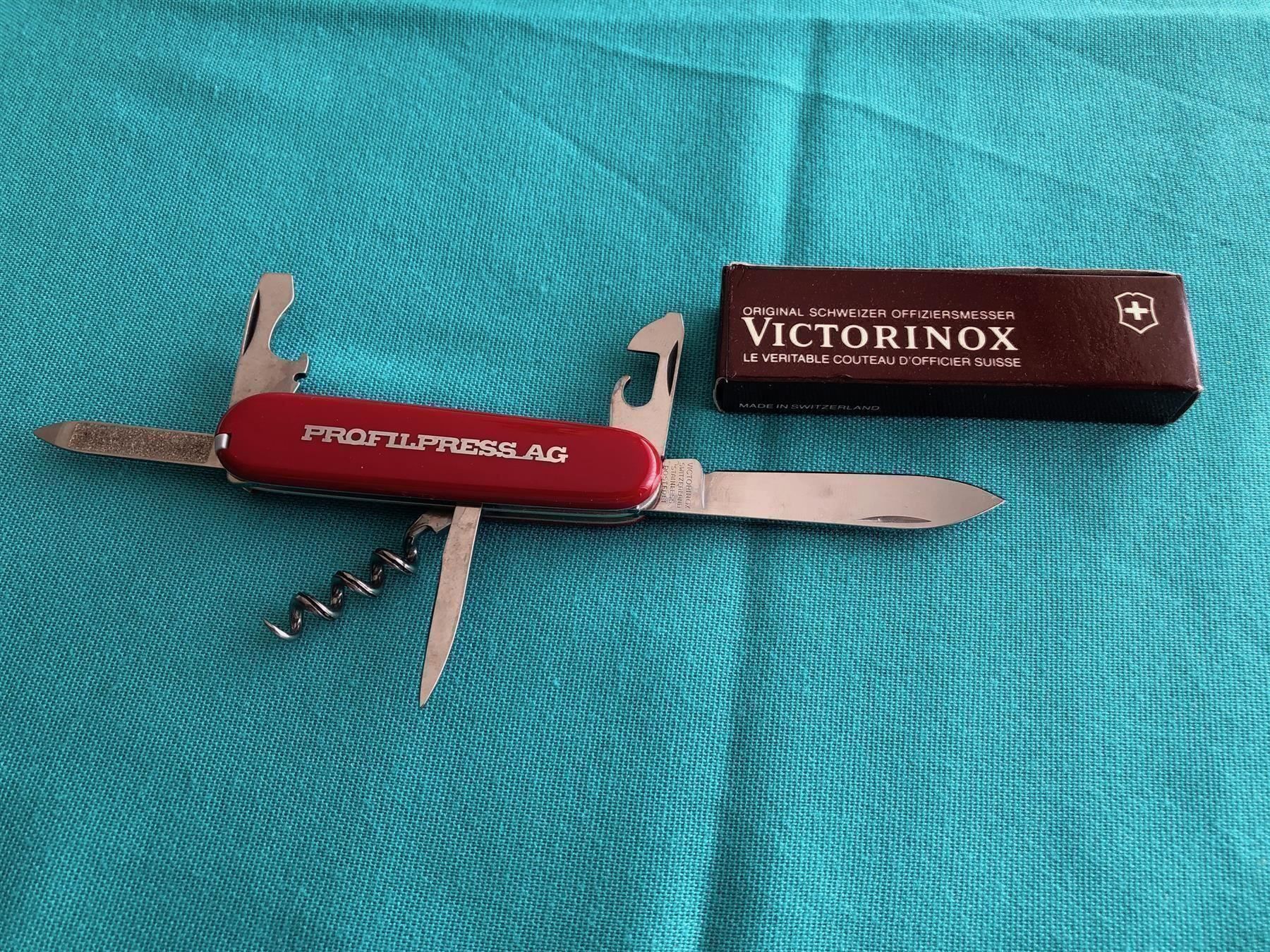 Coltelli tascabile: Orig. Schweizer Armee Messer VICTORINOX – Usato da Steinhausen venduto da Super05 1