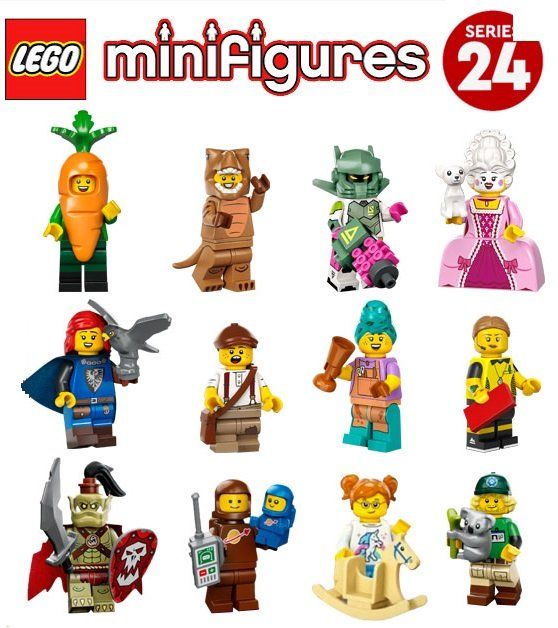 LEGO Minifiguren Serie 24 Komplett Mit Falknerin Lego 71037 | Kaufen ...