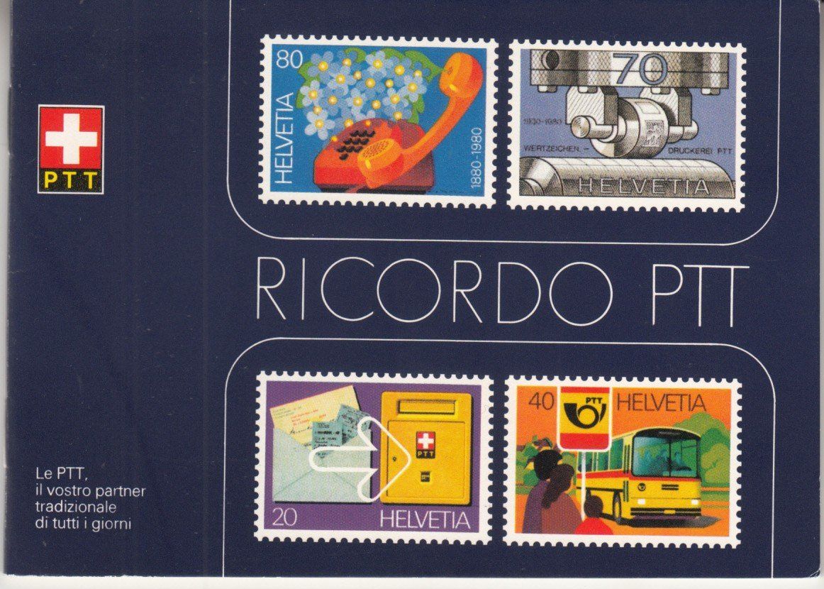 Alle Briefmarken: PTT-Souvenir-Heftchen SBK 3c postfrisch – Gebraucht aus Bürglen TG von StampGraf
