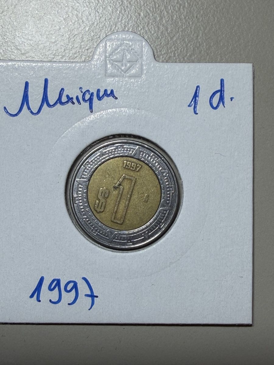 Toutes les monnaies: Mexique - 1 dollar - 1997  – D'occasion à Payerne par Mike1682