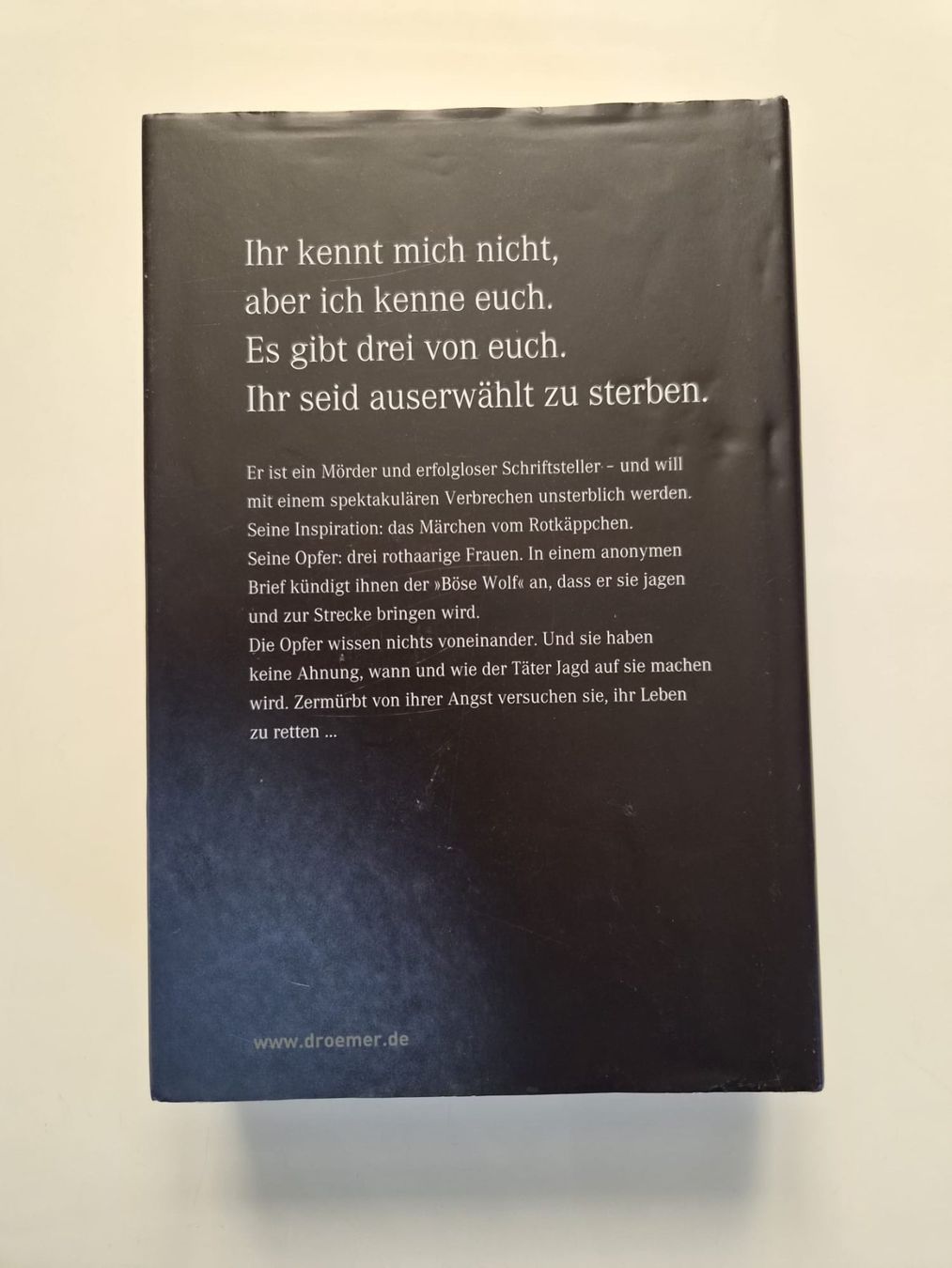 Bücher: John Katzenbach-  Der Wolf | Psychothriller – Gebraucht aus Amriswil von Alfaromeo007 1
