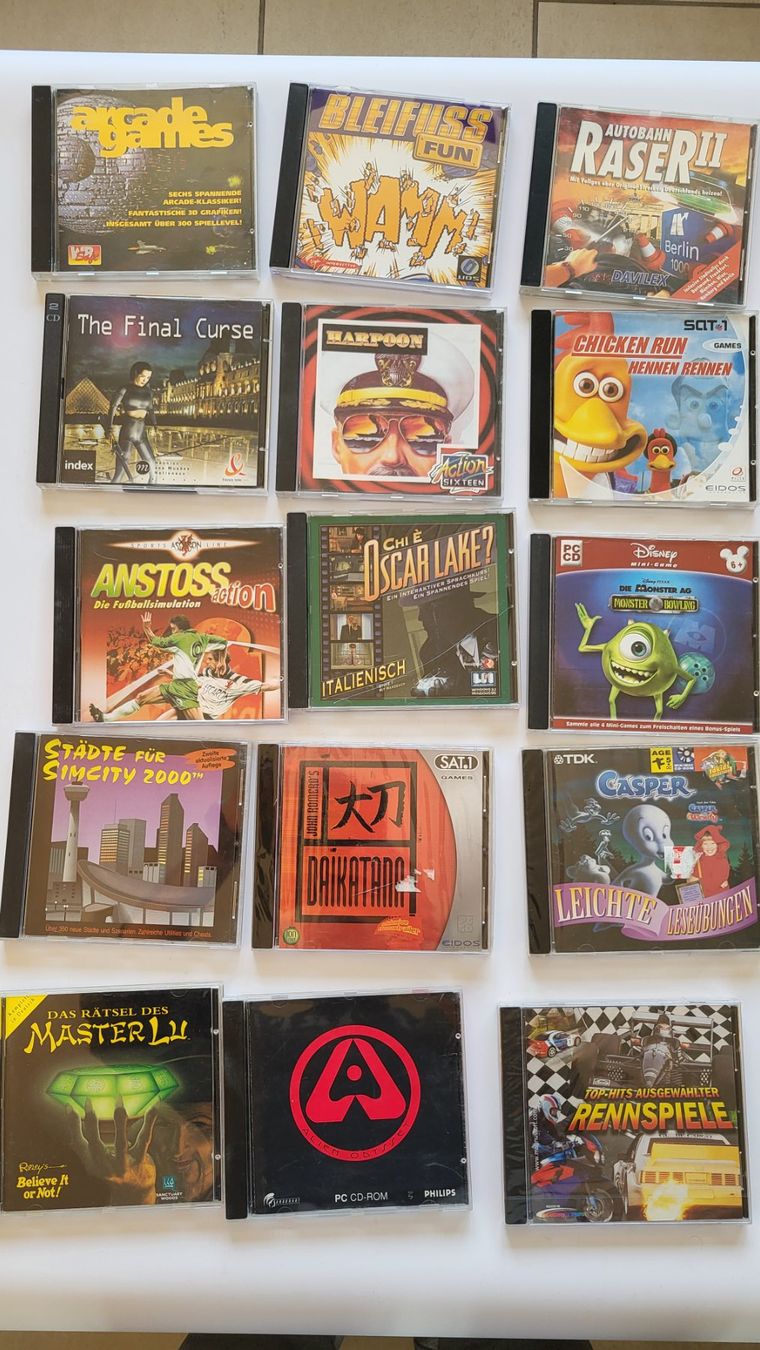Intel PC: Diverse ältere Game CD's – Usato da Rosshäusern venduto da West66 1