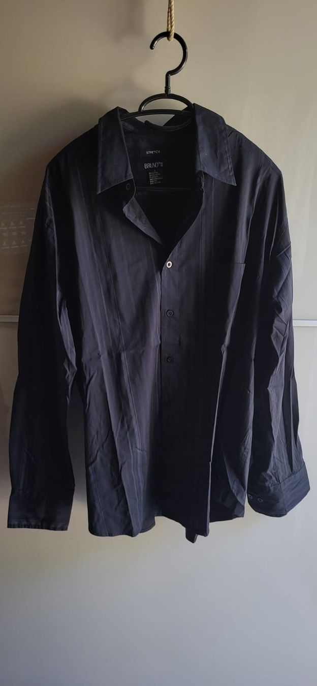 Chemises: Herren-Langarmhemd mit Streifenmuster. – D'occasion à Curio par mia_vb5z
