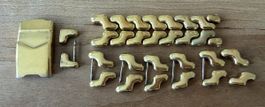 original TAG Heuer Armbandglieder Echtgold vergoldet 19.6mm