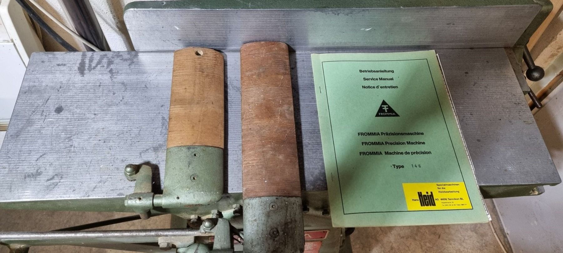 Alle Maschinen: Abrichthobelmaschine Frommia Typ146 – Gebraucht aus Mülligen von  1