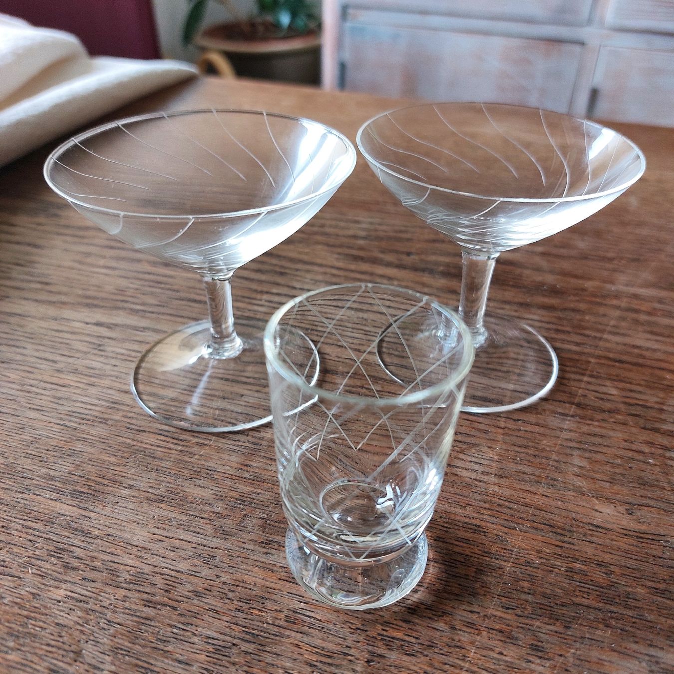 Bicchieri: 3 Gläser aus den 60ern – Usato da Freienbach venduto da Stuagert 1