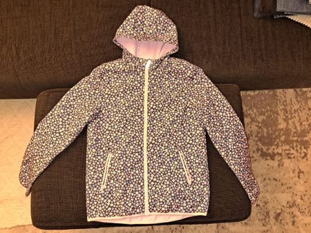 Softshelljacke Blumenmuster, Grösse 158/164, guter Zustand