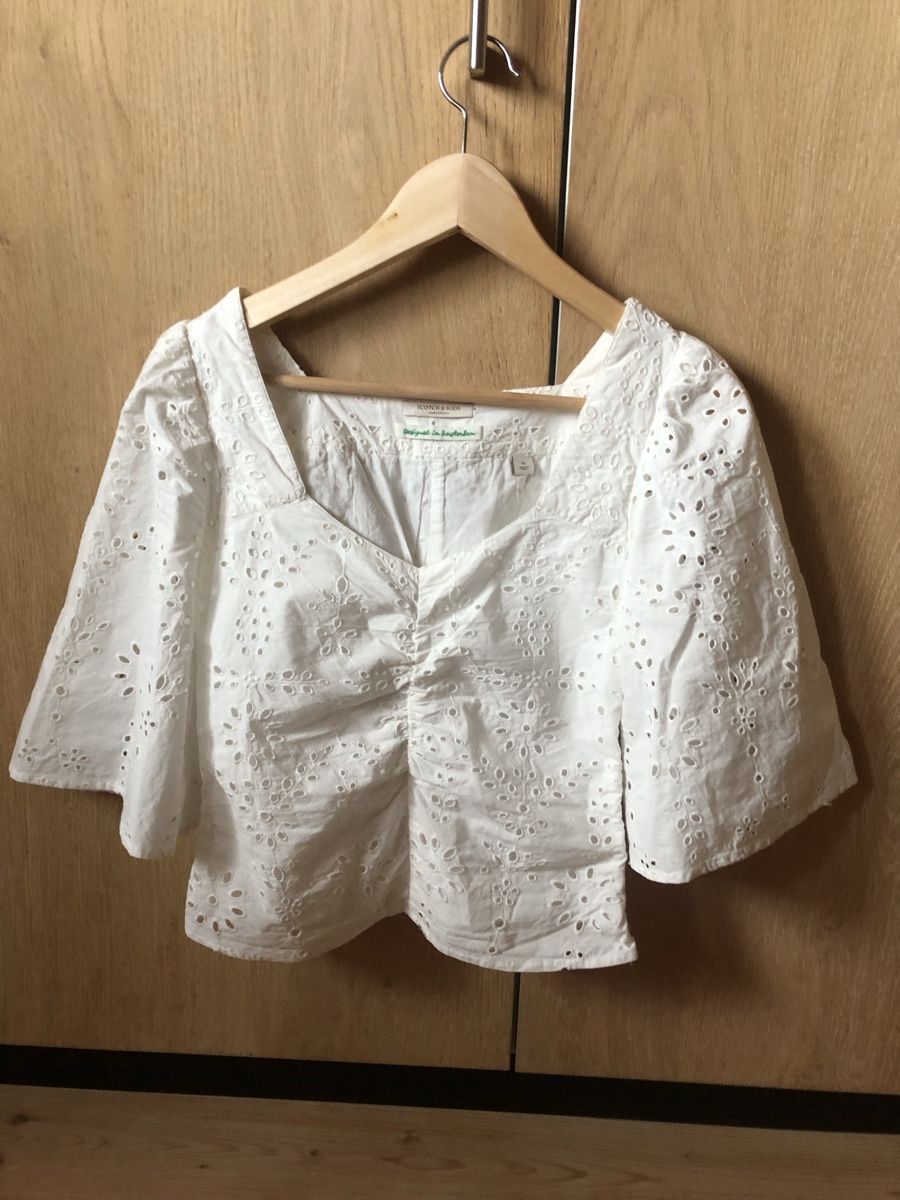 Maison Scotch Blusen: Weisse Bluse Scotch & Soda Gr. 34/XS – Gebraucht aus Heiden von sab_rzm2 2