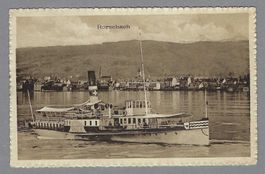 1915, RORSCHACH, SCHIFF "RHEIN", GROSSAUFNAHME