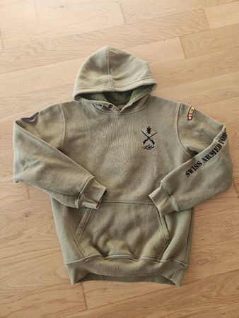 Kapuzenpullover Swiss Armed Forces Grösse M olive 