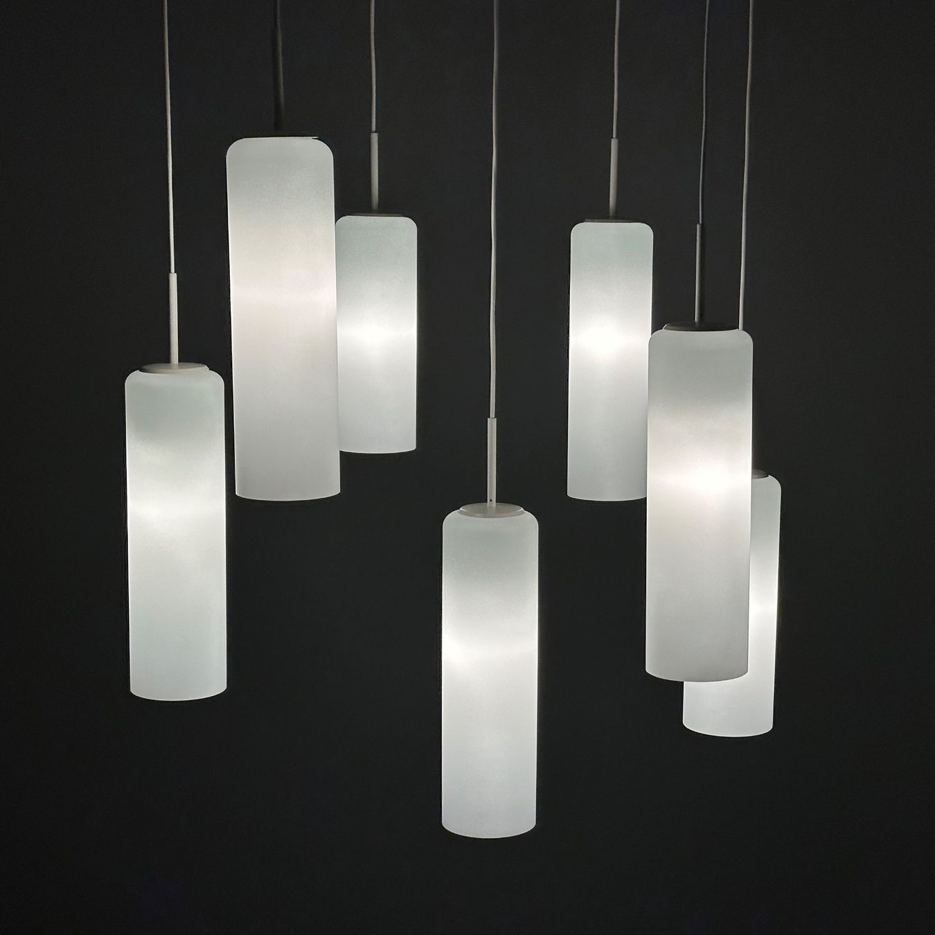 Lampadari & plafoniere: Grosse Pendellampen aus Glas – Usato da Uetikon am See venduto da StudioVintage