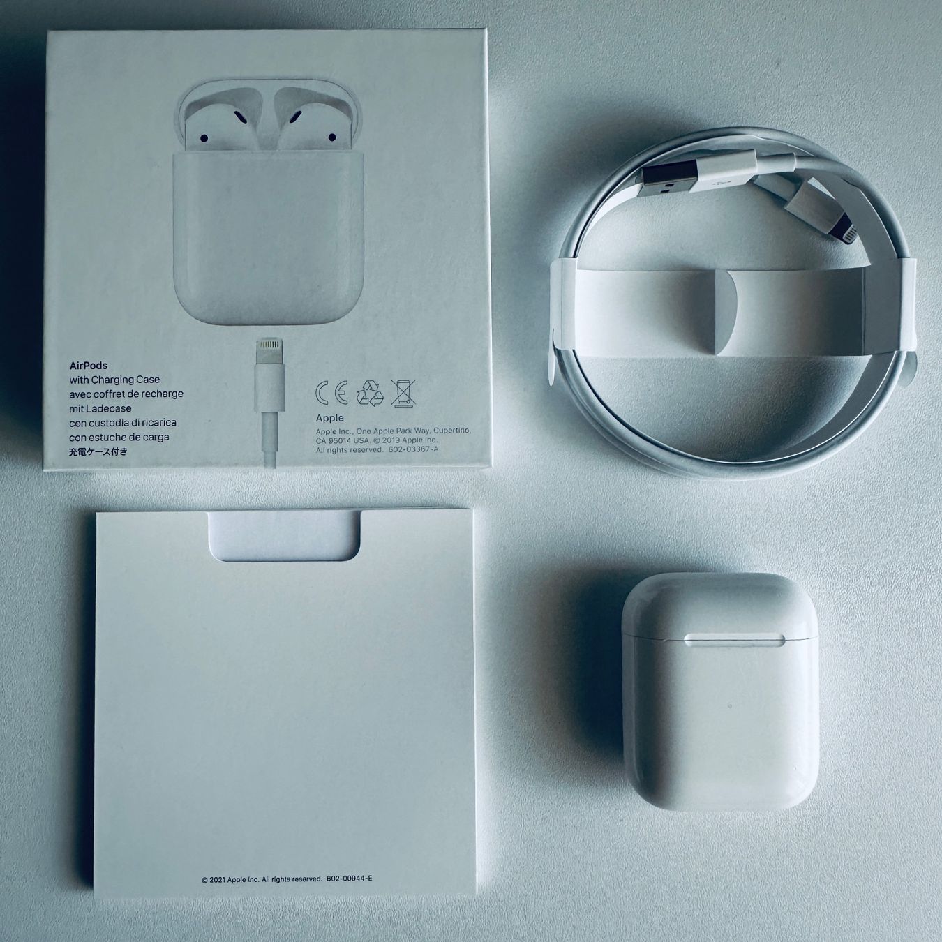 Apple Kopfhörer: Original Apple AirPods 2 Kopfhörer Wireless Lightning Kabel – Gebraucht aus Basel von MY.AIRPODS.SHOP 1