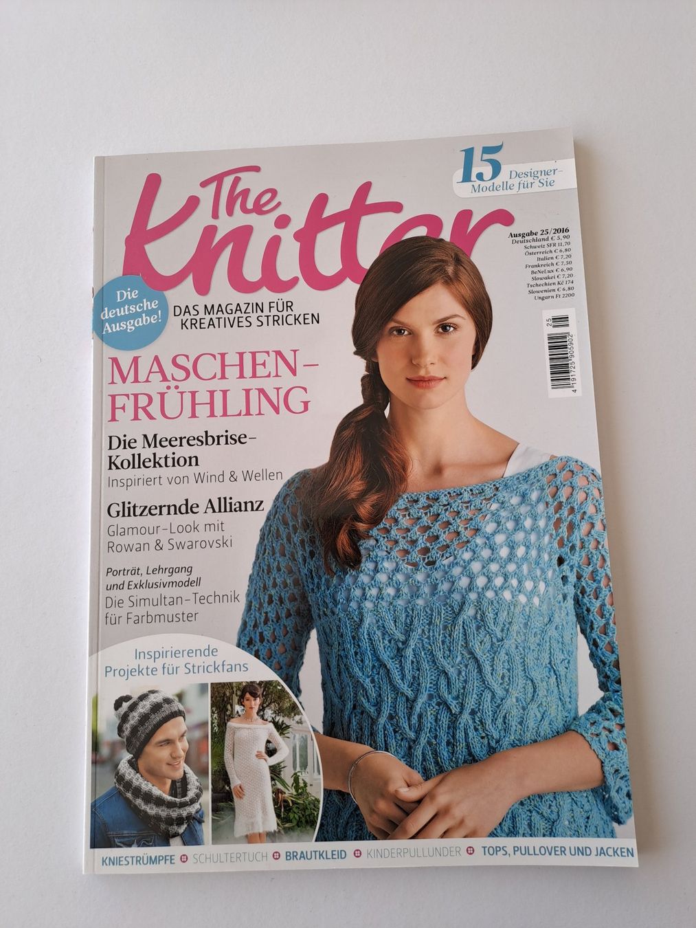 Riviste & Magazine: Strickheft The knitter Ausgabe 25 / 2016 Strickdesign – Usato da Glashütten venduto da Schwebefisch
