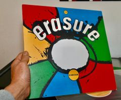 UK die-cut SLEEVE 1987 Erasure – The Circus