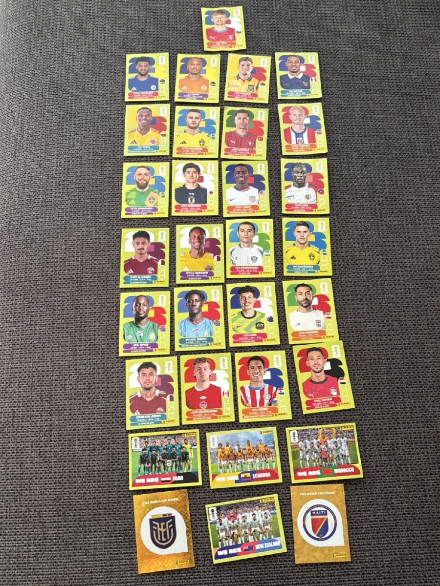 Panini Carte collezionabili: Panini WM 2026 - 31 Stück! – Nuovo (secondo la descrizione) da Zug venduto da Phantomas78