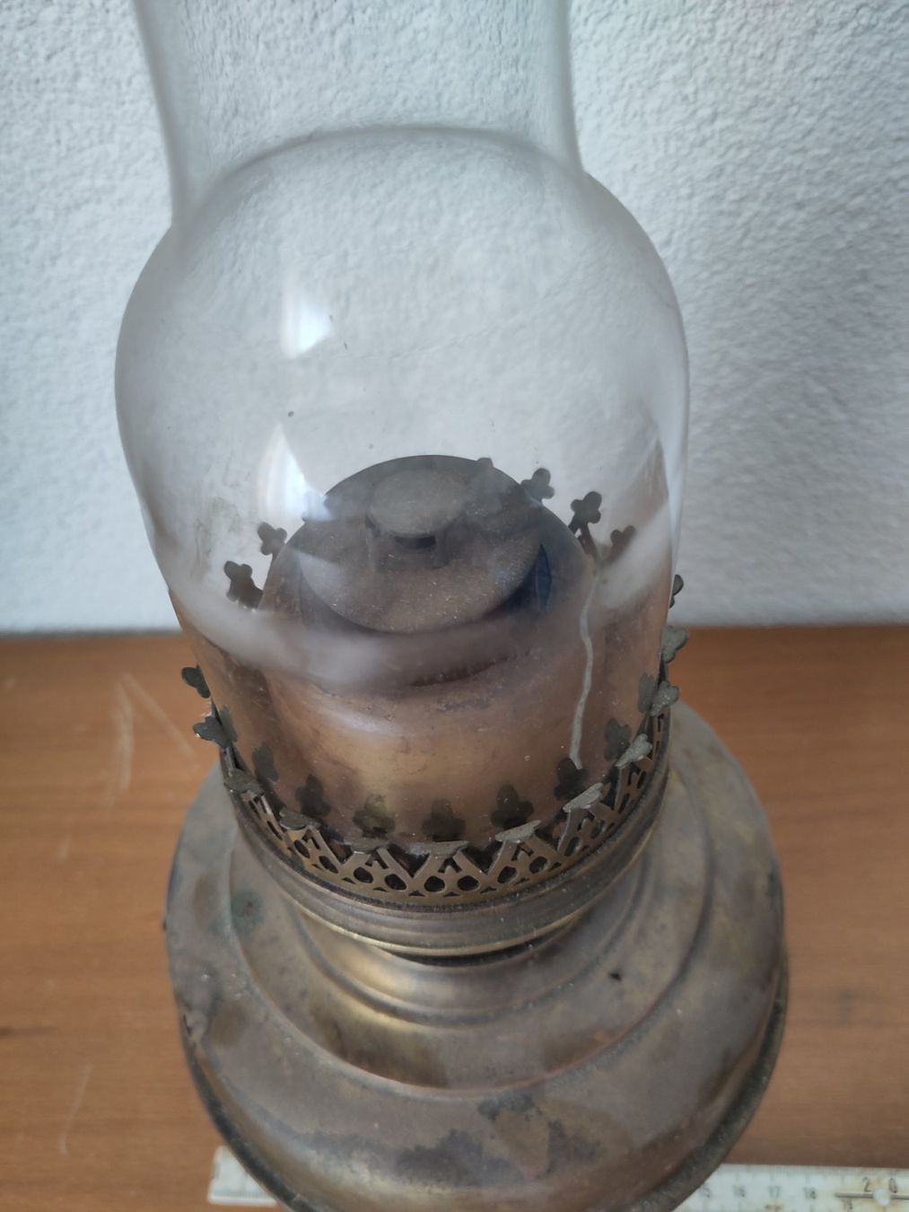 Lampade: Grosse antike und gut erhaltene Petrollampe – Usato da Oberbüren venduto da EBMA01 3