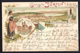 Litho Zürich, Gross-Münster, Gesamtans