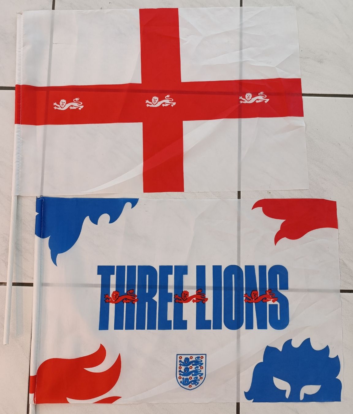 Fahnen: England Fahnen Set "Three Lions" – Neu (gemäss Beschreibung) aus Heimberg von the_dealer88 1