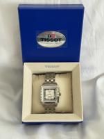 Tolle ungetragene Herrenuhr Tissot Quadrato, Automatic Swiss