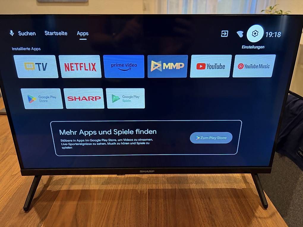 Televisori: SHARP HDTV 24 Zoll neuwertig – Nuovo e nell'imballaggio originale da St. Gallen venduto da nYa25