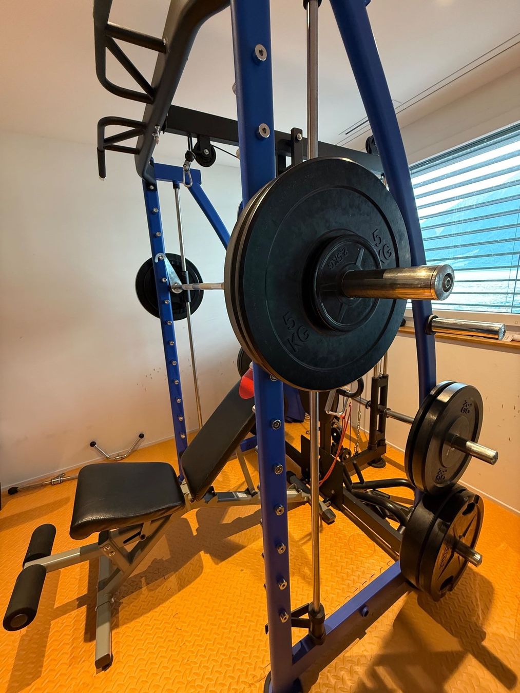 Maxxus Hometrainer: Multifunktions-Kraftstation / Smith Machine – Komplett – Usato da Walchwil venduto da Bodytransformer2000 2