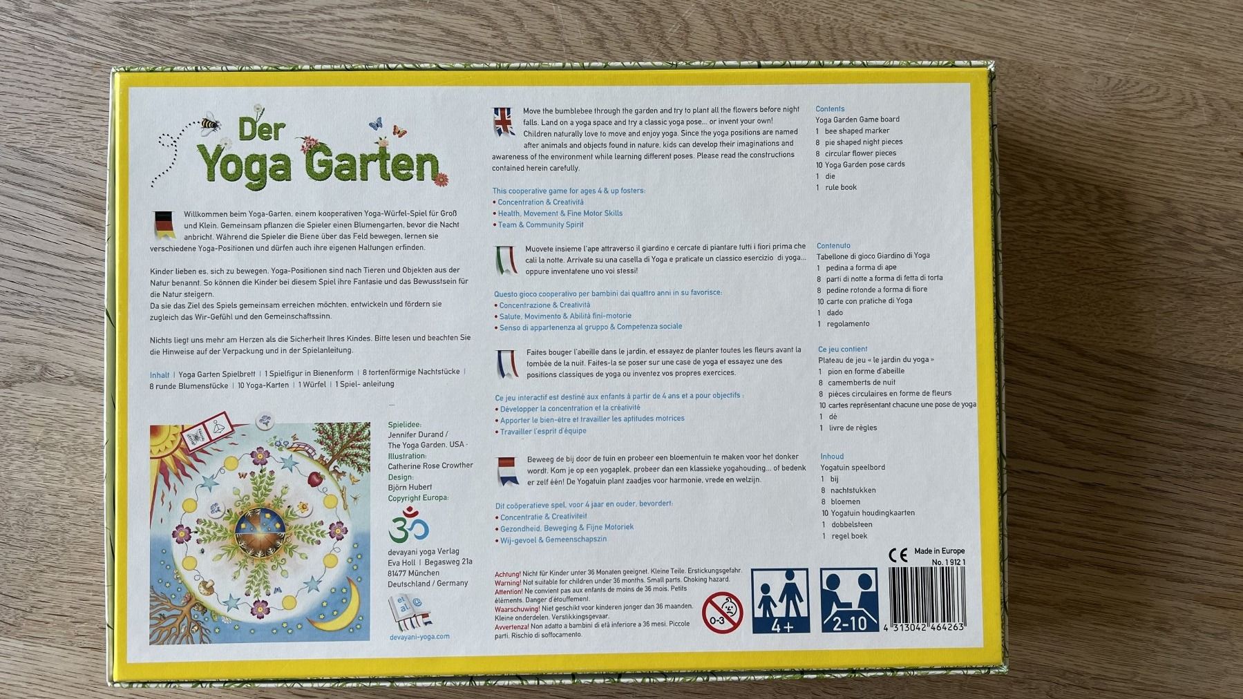 Giochi: Der Yoga Garten Spiel – Nuovo (secondo la descrizione) da Hondrich venduto da Greppen37 2