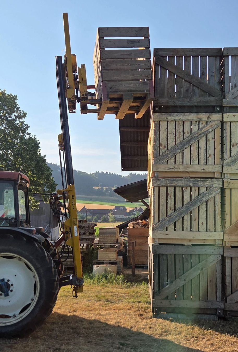 Carrelli elevatori e a forche: Heckstapler für Traktor – Usato da Kirchberg venduto da 1Buri1 2