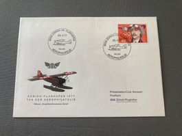 Ersttags Tag der Aerophilatelie Zürich-1977 mit Oscar Bider