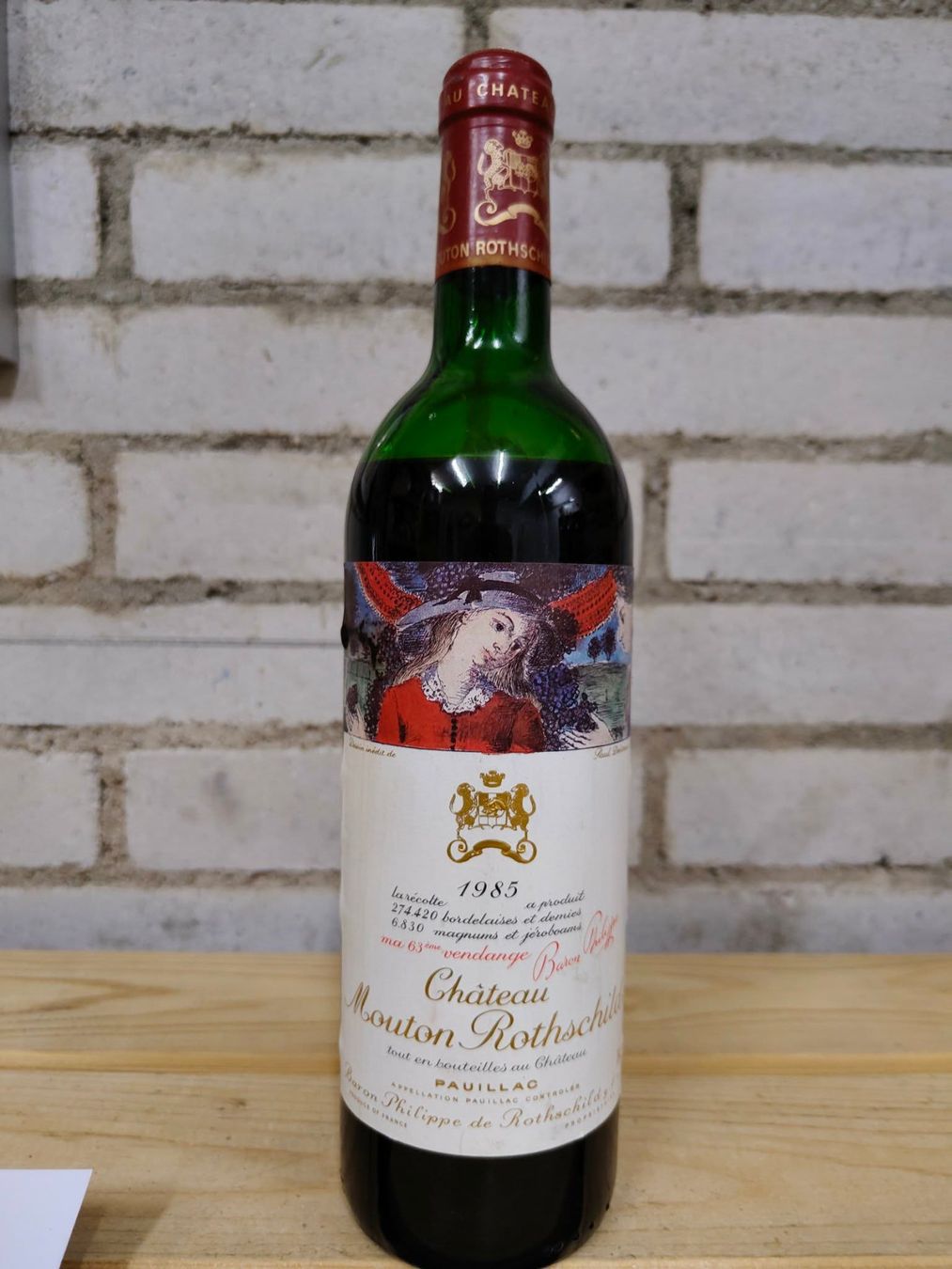 Mouton Rothschild Vins: 1985 Chateau Mouton Rothschild – Neuf (Voir description) à Münchenstein par wusmarino 1