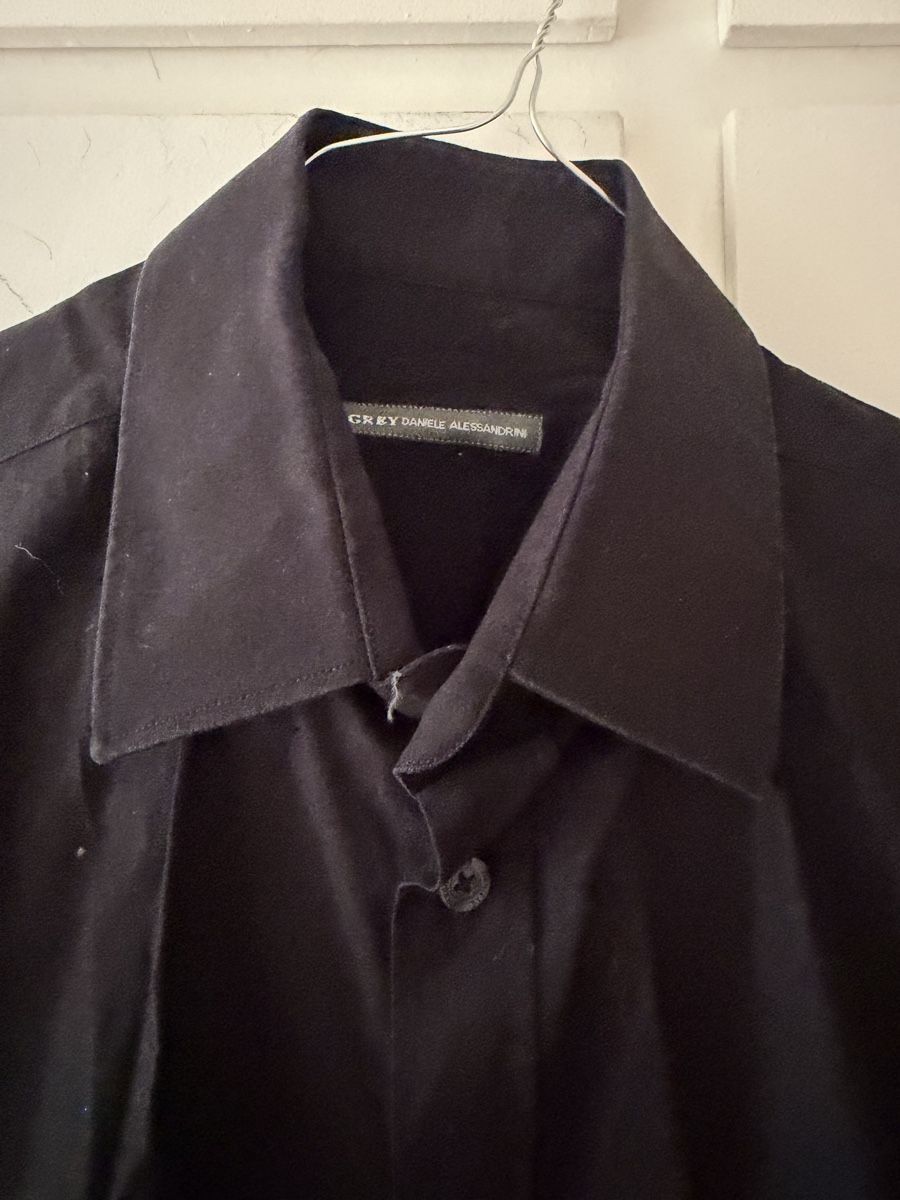 Camicie: Camicia Uomo GREY DANIELE ALESSANDRINI nera taglia 42 – Usato da Lugano venduto da can_xdd8 2